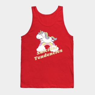 suicidal ll unicorn Tank Top